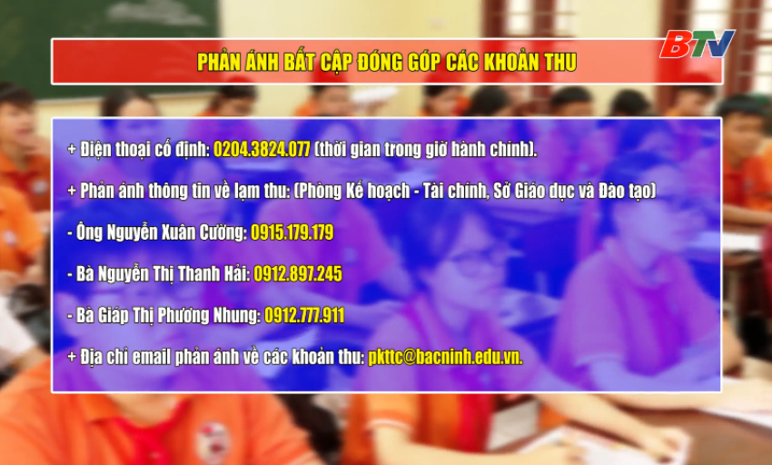 Đường d&acirc;y n&oacute;ng tiếp nhận phản &aacute;nh về lạm thu, dạy th&ecirc;m tr&aacute;i quy định