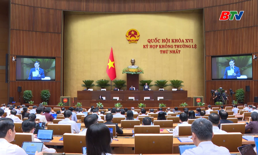 Quốc hội thảo luận về dự thảo Nghị quyết th&agrave;nh lập th&agrave;nh phố Bắc Ninh 