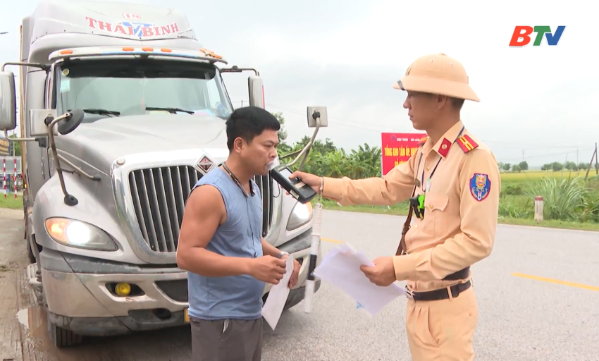 Tăng cường kiểm so&aacute;t xe &ocirc; t&ocirc; kinh doanh vận tải tr&ecirc;n quốc lộ 37 