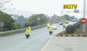 C&ocirc;ng an tỉnh Bắc Giang đảm bảo an to&agrave;n cho đo&agrave;n chủ tịch Kim Jung Un về nước