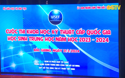 150 dự &aacute;n tham gia cuộc thi KHKT cấp quốc gia