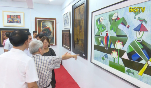 Ấn tượng triển l&atilde;m Mỹ thuật Bắc Giang năm 2019