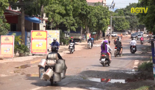 Đường tỉnh 292 xuống cấp nghi&ecirc;m trọng g&acirc;y mất ATGT