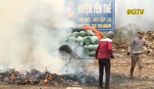 T&igrave;nh trạng đốt than tr&ecirc;n tuyến đường tỉnh 242