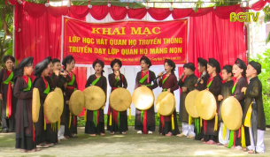 Người t&acirc;m huyết truyền dạy D&acirc;n ca Quan họ cho thiếu nhi