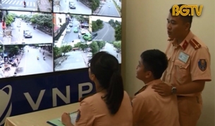 TP Bắc Giang thực hiện xử l&yacute; vi phạm giao th&ocirc;ng "nguội" 