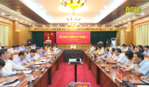 UBND tỉnh họp thường kỳ th&aacute;ng 5/2019
