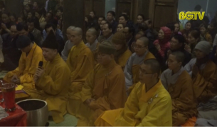 Lễ khai quang an vị tại ch&ugrave;a Thượng - T&acirc;y Y&ecirc;n Tử