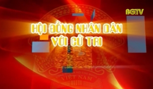 HĐND với Cử tri ng&agrave;y 10 - 4 - 2018