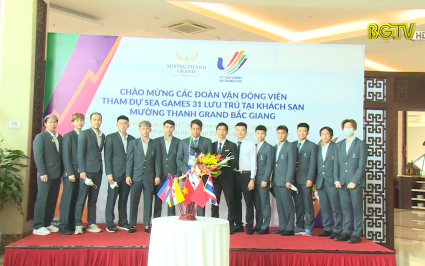 8 đo&agrave;n VĐV m&ocirc;n Cầu l&ocirc;ng đ&atilde; c&oacute; mặt tại Bắc Giang