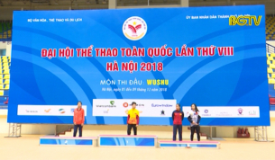 Wushu mang về tấm HCV thứ 9 cho Đo&agrave;n Thể thao BG