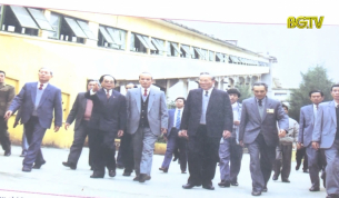 Chủ tịch nước L&ecirc; Đức Anh với qu&ecirc; hương Bắc Giang