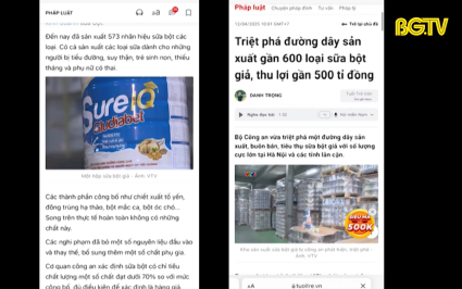 An to&agrave;n sống: Cẩn trọng với sữa giả