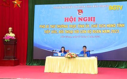 Ph&oacute; B&iacute; thư thường trực Tỉnh uỷ gặp mặt, đối thoại với c&aacute;n bộ Đo&agrave;n