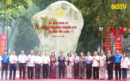 Kỷ niệm 95 năm Ng&agrave;y th&agrave;nh lập Đảng bộ Đ&ocirc;ng Dương Cộng sản Đảng Bắc Ninh - Bắc Giang
