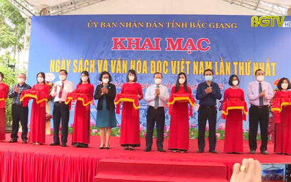 Bắc Giang khai mạc Ng&agrave;y S&aacute;ch v&agrave; Văn ho&aacute; đọc Việt Nam lần thứ nhất