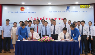 Bắc Giang k&yacute; kết thỏa thuận hợp t&aacute;c với VNPT