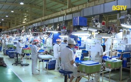 Bắc Giang l&agrave; một trong 9 tỉnh, th&agrave;nh phố đạt tổng kim ngạch xuất khẩu từ 10 tỷ USD trở l&ecirc;n