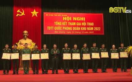 Bắc Giang nhất to&agrave;n đo&agrave;n Hội thao TDTT Quốc ph&ograve;ng Qu&acirc;n khu I