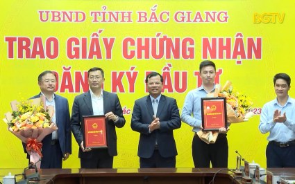 Bắc Giang thu h&uacute;t th&ecirc;m 2 dự &aacute;n đầu tư, vốn đăng k&yacute; 132 triệu USD