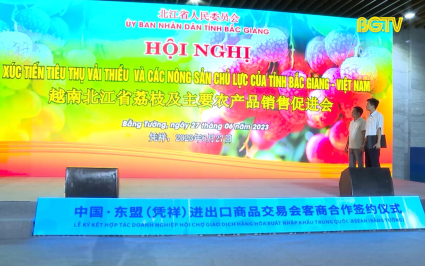 Bắc Giang th&uacute;c đẩy thương mại, du lịch tại Bằng Tường (Trung Quốc) 