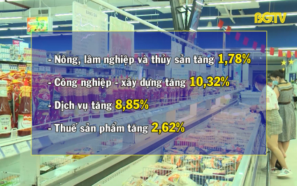 Bắc Giang: Tốc độ tăng trưởng GRDP qu&yacute; 1 ước đạt 9,02%
