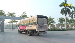 Bắc Giang xuất qu&acirc;n đội xe t&igrave;nh nguyện vận chuyển h&agrave;ng ho&aacute; hỗ trợ c&aacute;c tỉnh miền nam chống dịch