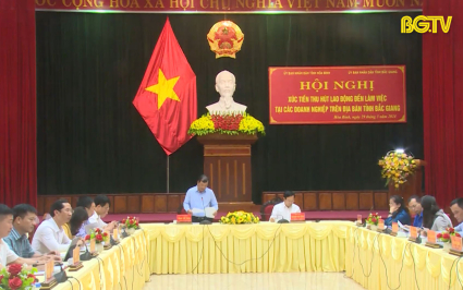 Bắc Giang x&uacute;c tiến thu h&uacute;t lao động tại H&ograve;a B&igrave;nh 