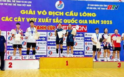 Bắc Ninh Nh&igrave; to&agrave;n đo&agrave;n Giải Cầu l&ocirc;ng c&aacute;c c&acirc;y vợt xuất sắc quốc gia 