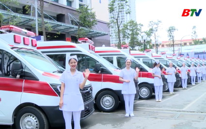 C&ocirc;ng bố Quyết định th&agrave;nh lập Trung t&acirc;m cấp cứu v&agrave; vận chuyển 115