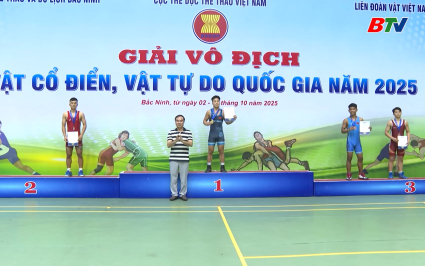 Bắc Ninh xếp thứ 3 to&agrave;n đo&agrave;n nội dung Vật cổ điển Giải V&ocirc; địch Vật cổ điển, Vật tự do quốc gia năm 2025