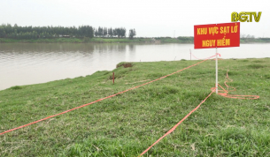 B&atilde;i đ&ecirc; s&ocirc;ng Lục Nam li&ecirc;n tiếp bị sạt lở