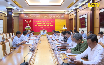 Kiểm tra việc thực hiện kết luận số 21 của Ban Chấp h&agrave;nh Trung Ương Đảng