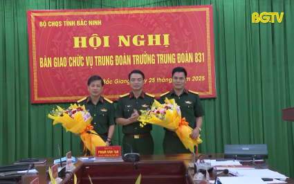 B&agrave;n giao Chức vụ Trung đo&agrave;n 831 