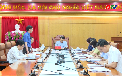 Ban Kinh tế - Ng&acirc;n s&aacute;ch thẩm tra b&aacute;o b&aacute;o tr&igrave;nh kỳ họp thứ 3 HĐND tỉnh