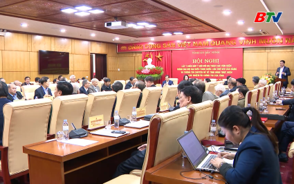Tỉnh uỷ Bắc Ninh lấy &yacute; kiến đ&oacute;ng g&oacute;p dự thảo Văn kiện tr&igrave;nh Đại hội XIV của Đảng