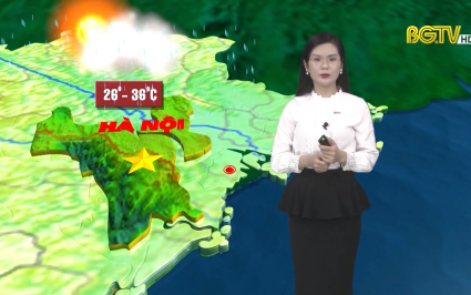 Bản tin thời tiết ng&agrave;y 03-06-2022