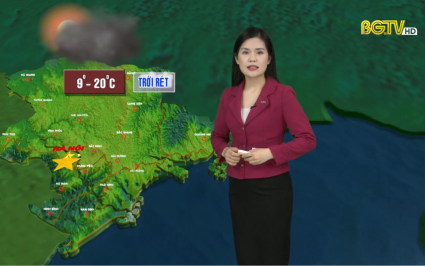 Bản tin thời tiết ng&agrave;y 05-12-2022