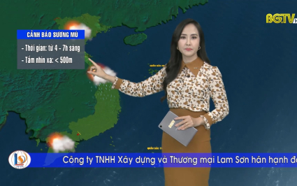 Bản tin thời tiết ng&agrave;y 09-11-2022