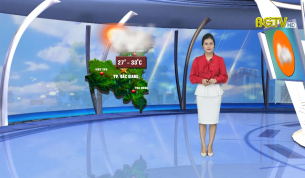 Bản tin thời tiết ng&agrave;y 13 - 08 - 2021