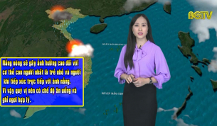 Bản tin thời tiết ng&agrave;y 24 - 05 - 2020