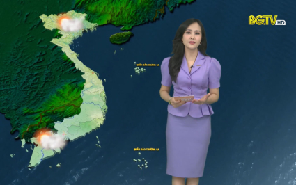 Bản tin thời tiết ng&agrave;y 25-03-2022