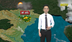Bản tin thời tiết ng&agrave;y 25 - 04 - 2021