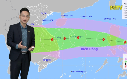 Bản tin thời tiết ng&agrave;y 25-09-2022