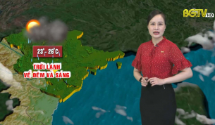 Bản tin thời tiết ng&agrave;y 27 - 03 - 2021