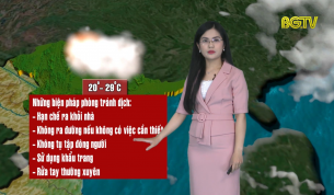 Bản tin thời tiết ng&agrave;y 29 - 03 - 2020