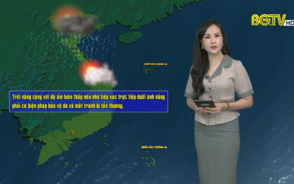 Bản tin thời tiết ng&agrave;y 29-08-2022