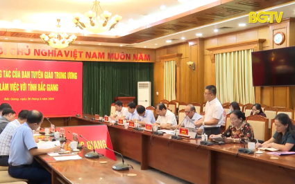 Ban Tuy&ecirc;n gi&aacute;o Trung ương l&agrave;m việc về c&ocirc;ng t&aacute;c khuyến học, khuyến t&agrave;i