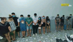 Bắt quả tang nh&oacute;m đối tượng sử dụng ma t&uacute;y trong nh&agrave; trọ