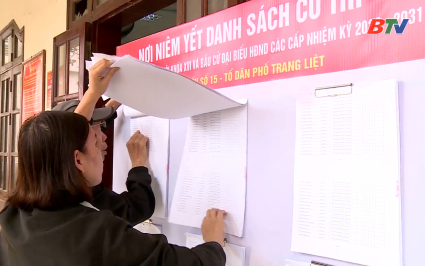 Bầu cử v&agrave; thực hiện c&ocirc;ng khai ni&ecirc;m yết danh s&aacute;ch cử tri